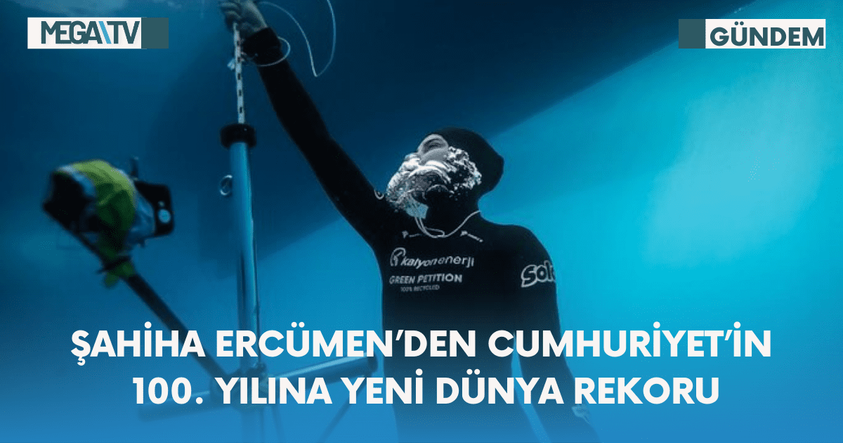 Şahika Ercümen’den Cumhuriyet’in 100. Yılına Yeni Dünya Rekoru
