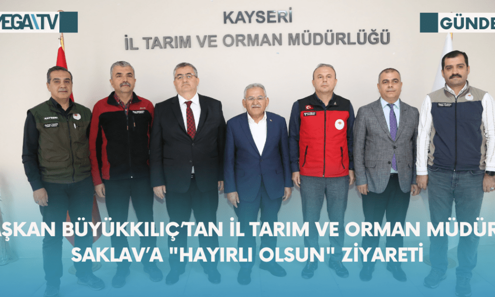Başkan Büyükkılıç'tan İl Tarım Ve Orman Müdürü Saklav'a "Hayırlı Olsun" Ziyareti - Mega TV Web Haber Şablon - 2023-10-20T150545.934