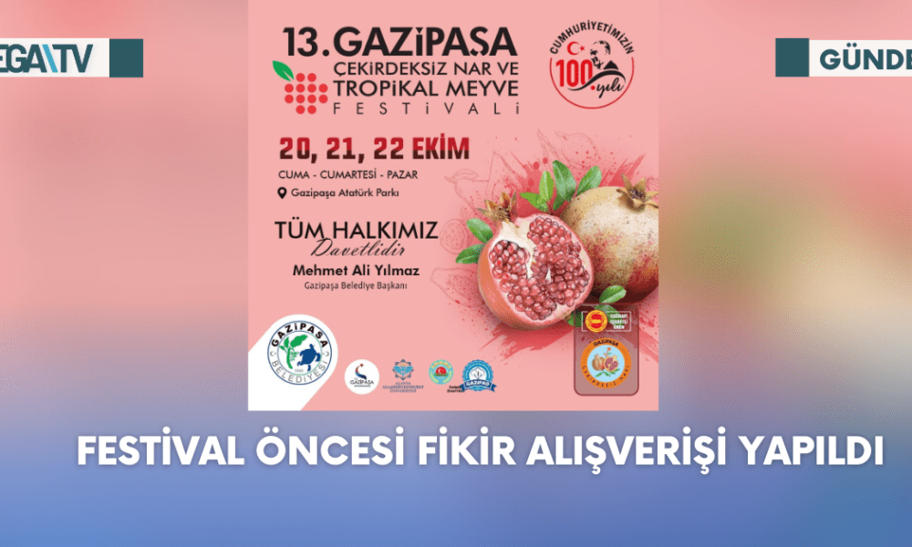 Festival Öncesi Fikir Alışverişi Yapıldı - Mega TV Web Haber Şablon (75)