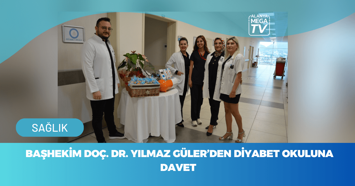 Başhekim Doç. Dr. YIılmaz Güler’den Diyabet Okuluna Davet