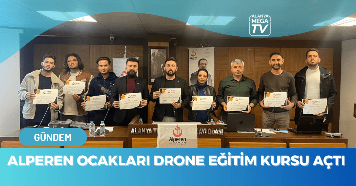 Alperen Ocakları Drone Eğitim Kursu Açtı