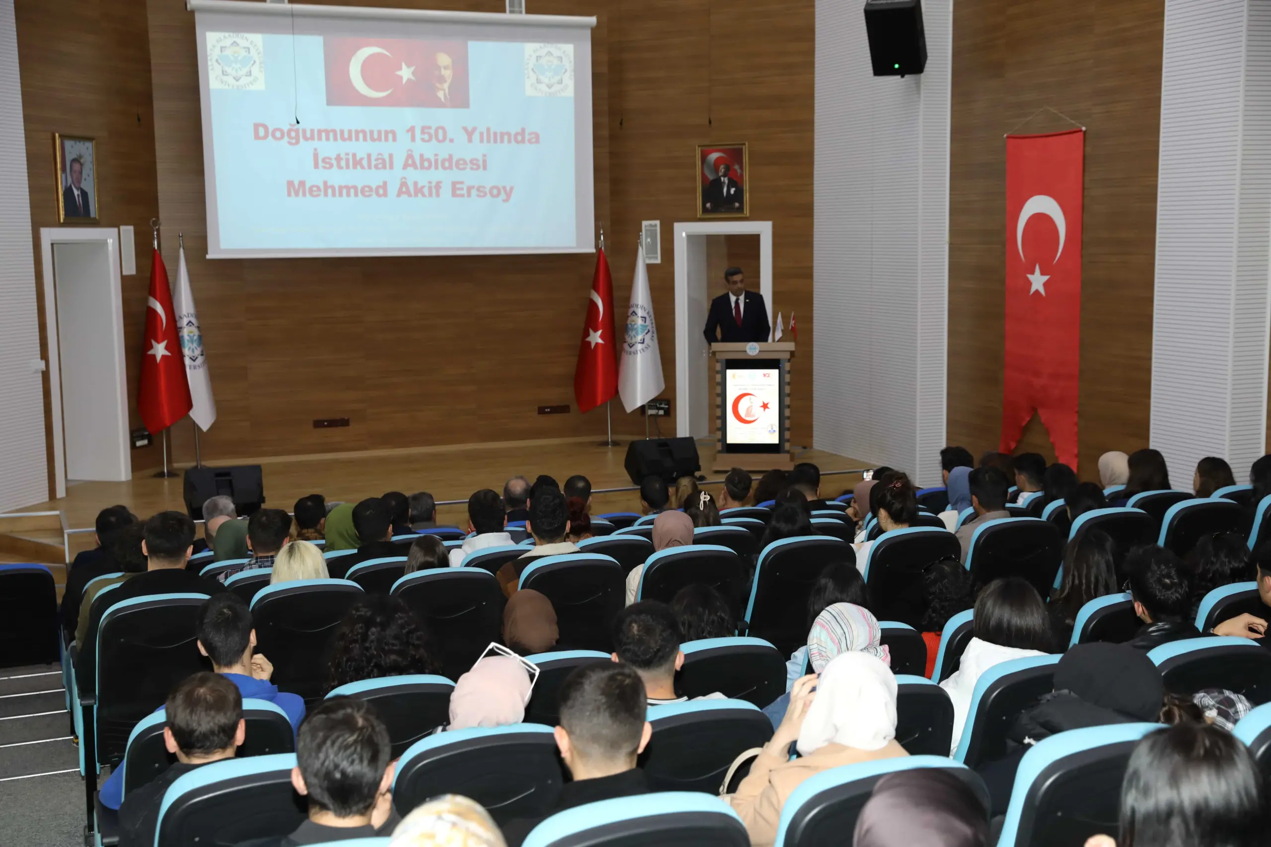 ALKÜ’de İstiklal Şairi Ersoy’un hayatı anlatıldı