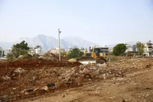 Antalya Büyükşehir Belediyesi Kepez’de Yeni Yol Açıyor - Mega TV Mustafa Hasmet Caddesi Yol Yapim 4 min - Mega TV