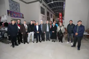 Memduh Büyükkılıç, Çarşı İldem’i Ziyaret Etti - Mega TV NURI1624 w min - Mega TV