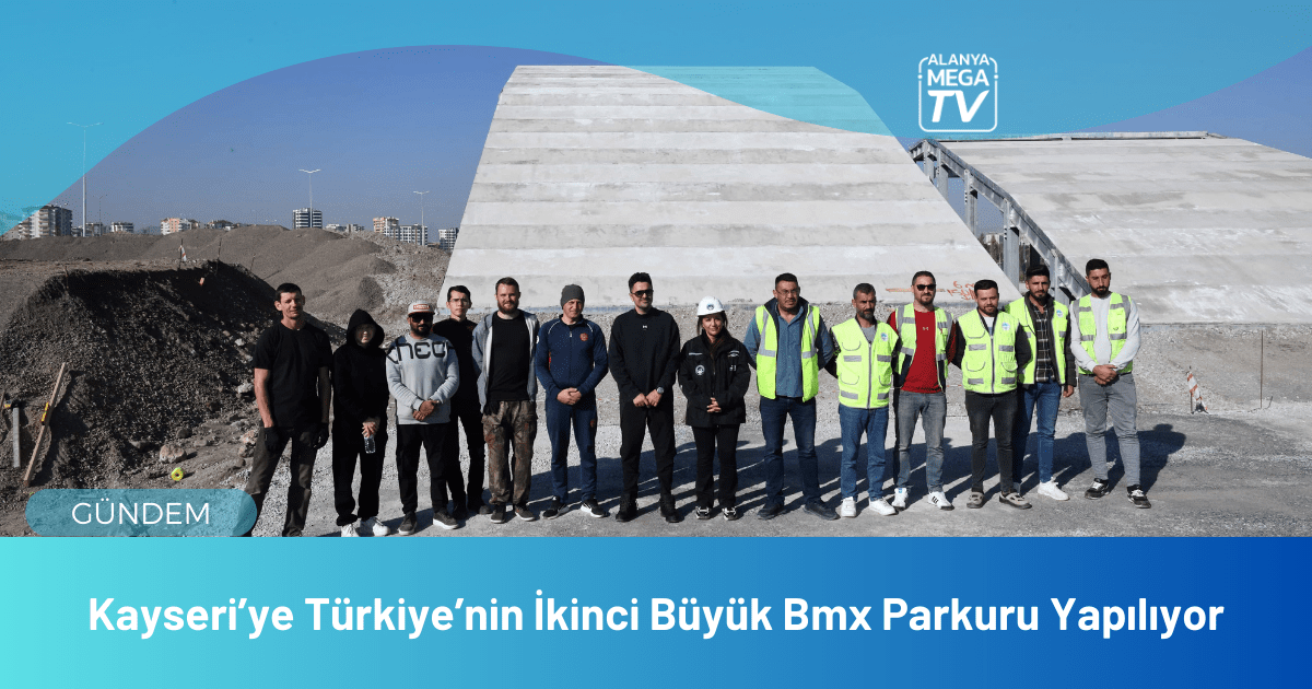 Kayseri’ye Türkiye’nin İkinci Büyük Bmx Parkuru Yapılıyor
