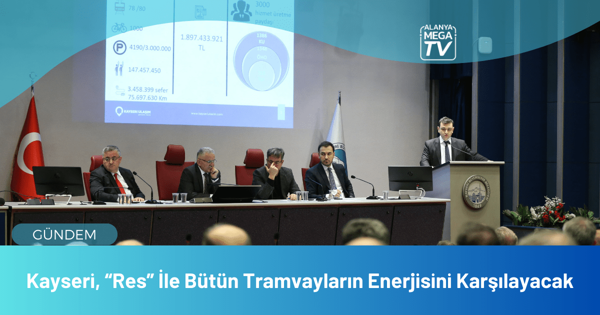 Kayseri, “Res” İle Bütün Tramvayların Enerjisini Karşılayacak