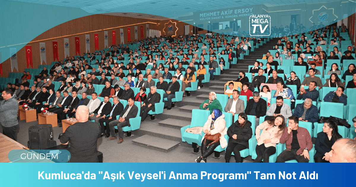 Kumluca’da “Aşık Veysel’i Anma Programı” Tam Not Aldı