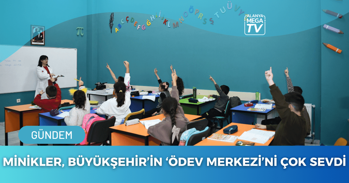 Minikler, Büyükşehir’in ‘Ödev Merkezi’ni Çok Sevdi