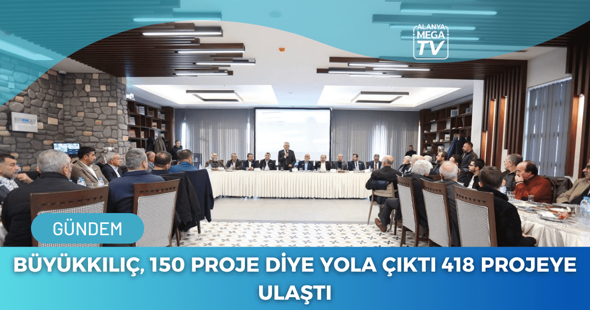 Büyükkılıç, 150 Proje Diye Yola Çıktı 418 Projeye Ulaştı