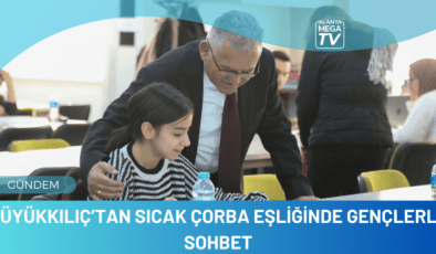 Büyükkılıç’tan sıcak çorba eşliğinde gençlerle sohbet