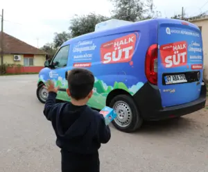 Halk Süt Projesi’nden 23 bin 116 çocuk faydalandı - Mega TV halk sut 1 min - Mega TV
