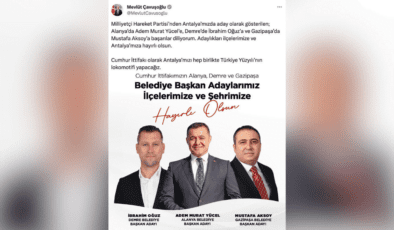 Çavuşoğlu’ndan adaylara tebrik