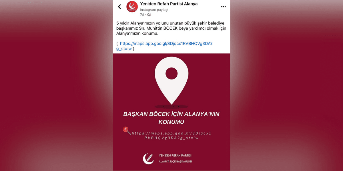 Yeniden Refah’tan ince gönderme