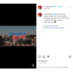 Halk asfalt belediyeciliği istemiyor! - Mega TV Instagram Sablon 2024 01 04T122318.125 - Mega TV