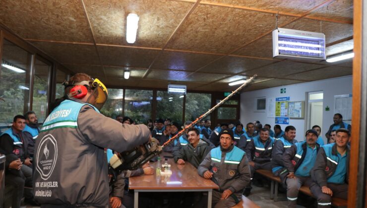 Alanya Belediyesi Mesleki Yeterlilik ve İş Güvenliği Eğitimleri devam ediyor