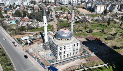 Antalya Büyükşehir Belediyesi Güneş Mahallesi Cami Projesi İnşaatında Sona Yaklaşıyor