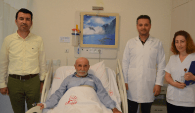 Kapalı yöntem ile tümörden kurtuldu