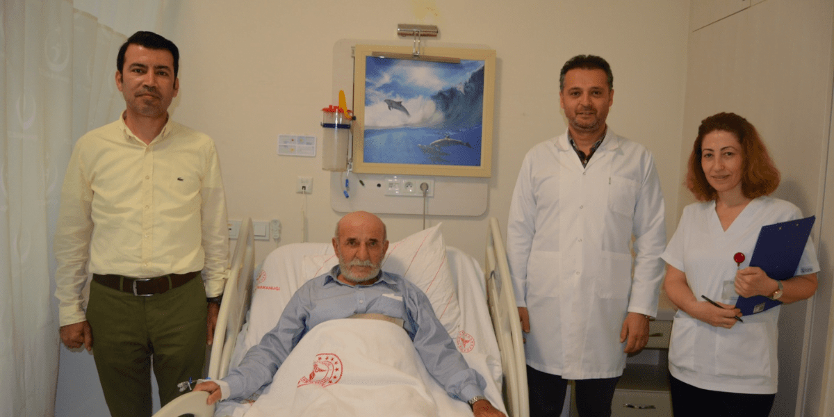 Kapalı yöntem ile tümörden kurtuldu