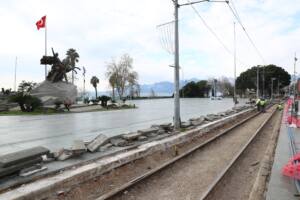 Nostalji Tramway Hatti Calismalar Suruyor 6 min - Mega TV