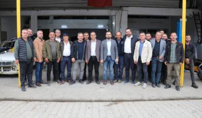 Başkan Yılmaz, esnaf ziyaretlerine devam ediyor