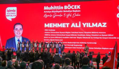 CHP Genel Başkanı Özgür Özel: Gazipaşa Belediye Başkanı Mehmet Ali Yılmaz’a Özel Teşekkür