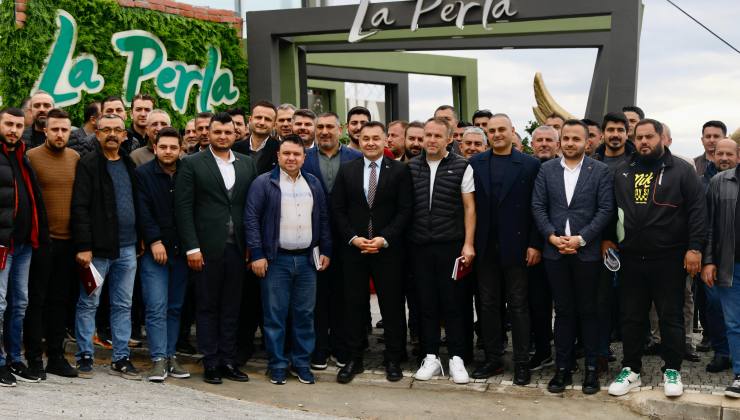 Başkan Yücel, Galerici ve Oto Kiralama esnaflarıyla buluştu