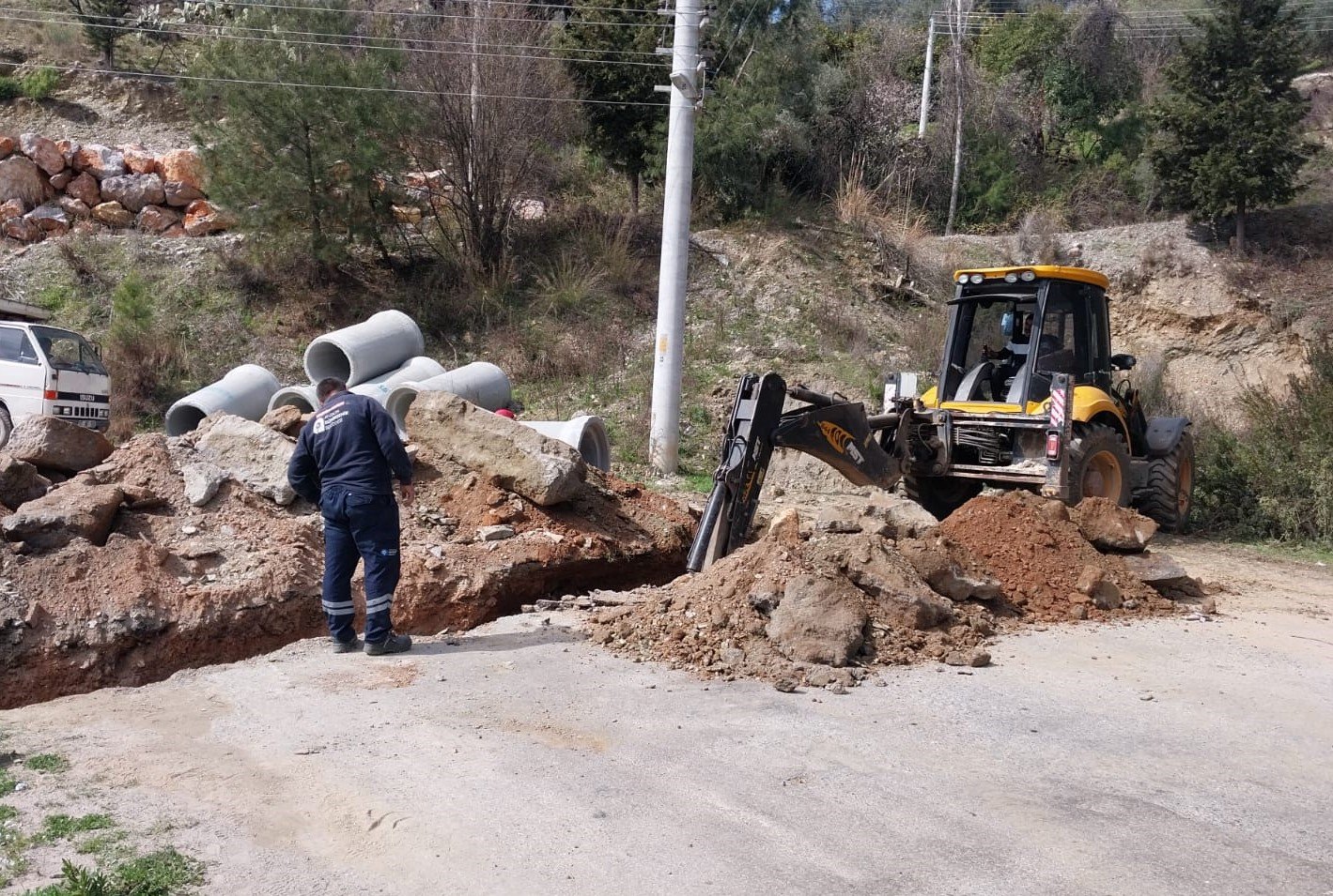 Büyükşehir’den Alanya kırsalına yatırım