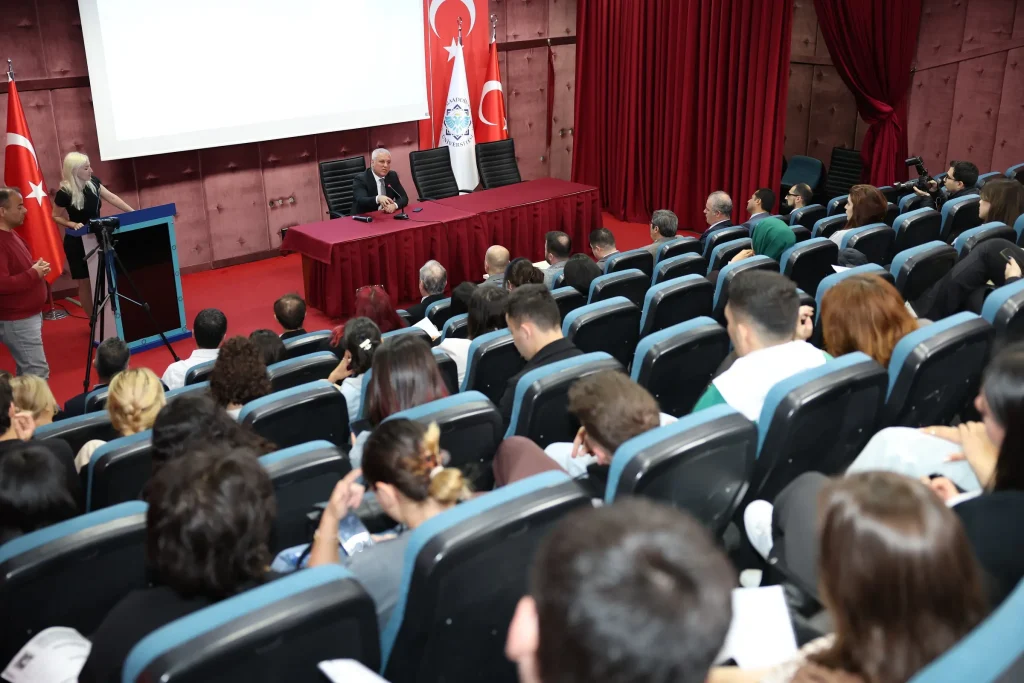 ALTSO Başkanı Erdem, ALKÜ’de tecrübelerini anlattı - Mega TV ALTSO BASKANI ERDEM ALKUDE TECRUBELERINI ANLATTI 1 - Mega TV