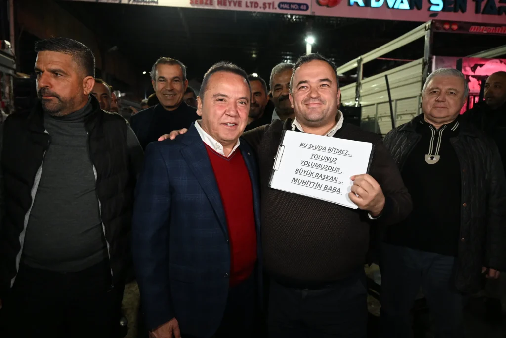 Baskan Bocek Toptanci Hal ziyaret 13 - Mega TV