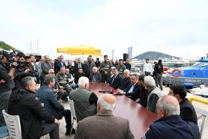 Baskan bocek balikci barinagi ziyaret 15 - Mega TV