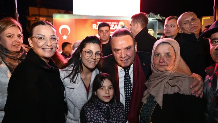 Başkan Böcek Konyaaltılı hemşehrileri ile buluştu