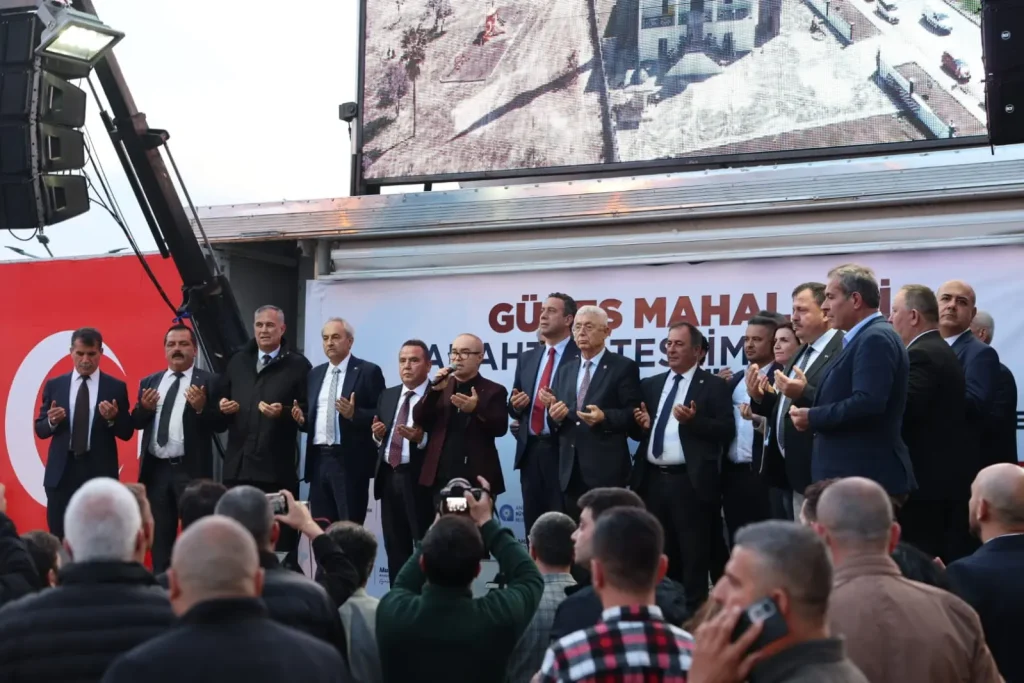 Güneş Mahallesi’nde bayram - Mega TV Gunes Mahallesi Anahtar Teslim ve Camii Acilis Toreni 1 - Mega TV