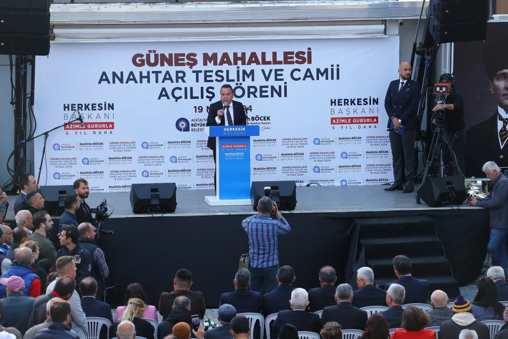 Güneş Mahallesi’nde bayram - Mega TV Gunes Mahallesi Anahtar Teslim ve Camii Acilis Toreni 10 - Mega TV