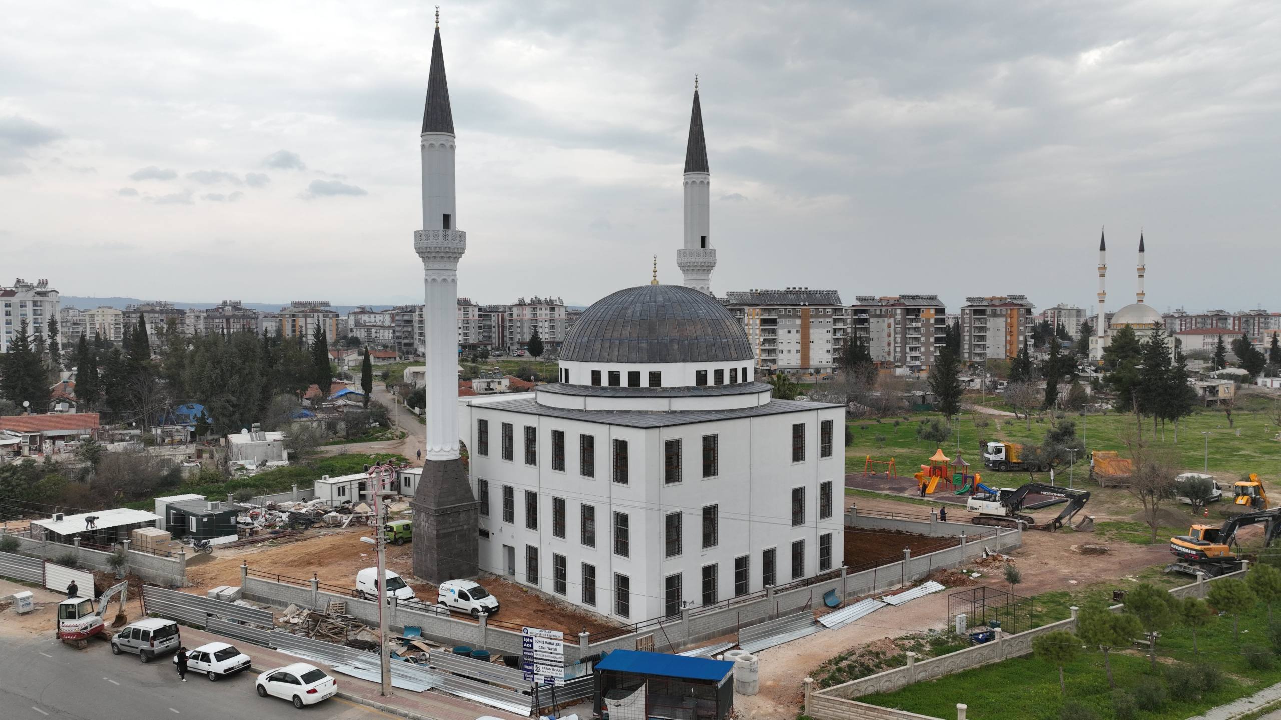 Güneş Mahallesi Cami ibadete hazır hale getiriliyor - Mega TV Güneş Mahallesi Cami Projesi (4)-min