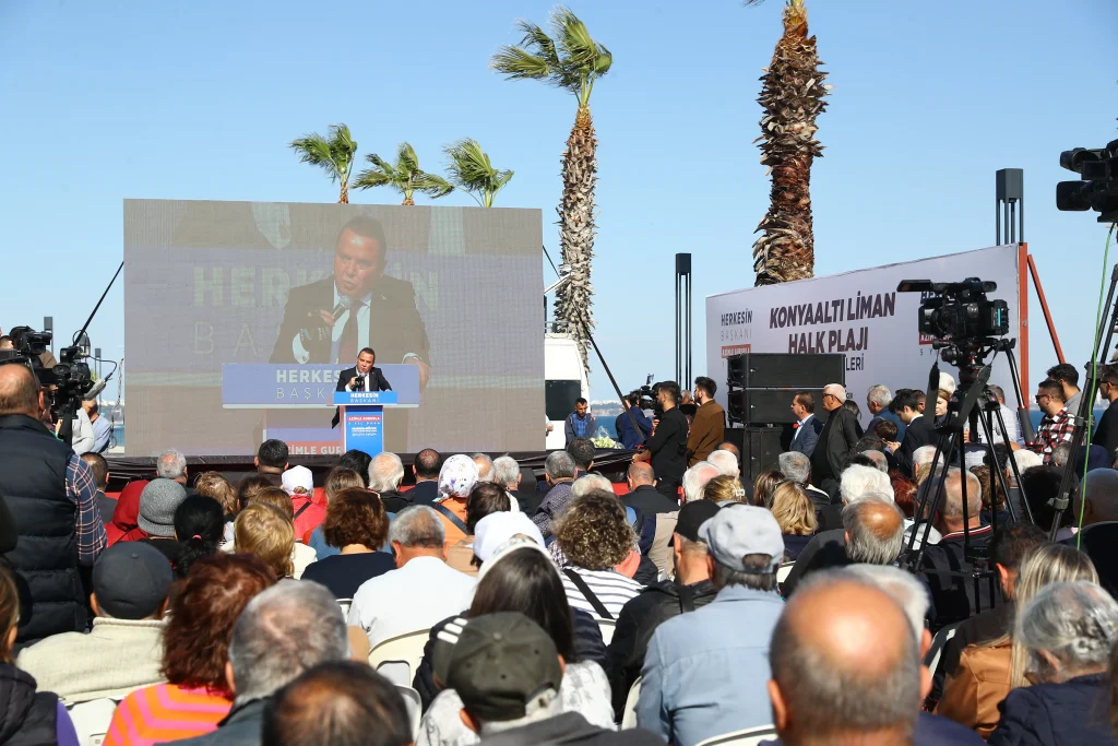 Konyaaltı Liman Halk Plajı açıldı - Mega TV Konyaalti Liman Halk Plaji Acilis Toreni 12 - Mega TV