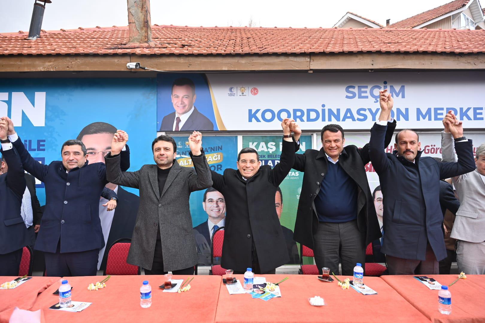 Tütüncü’den, bir günde 2 ilçe ziyareti