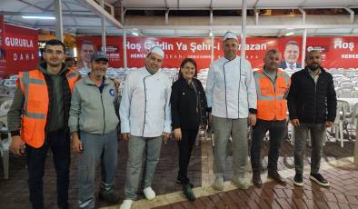 Mobil Aşevi iftarda da vatandaşların yanında