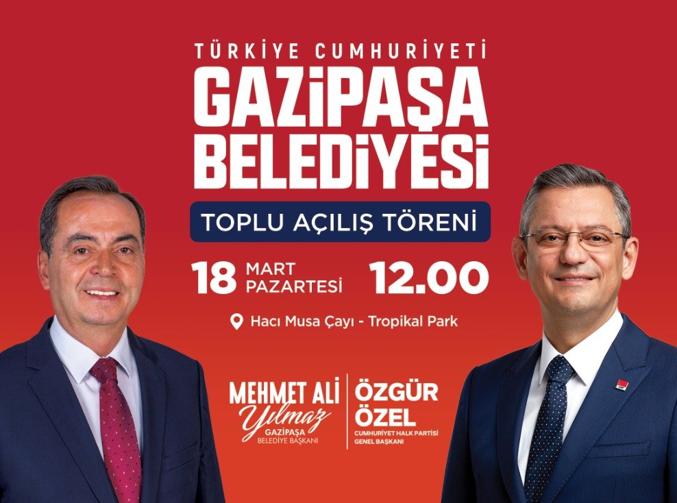 Özgür Özel, Gazipaşa'da toplu açılış törenine geliyor - Mega TV WhatsApp Image 2024 03 14 at 16.42.04 - Mega TV