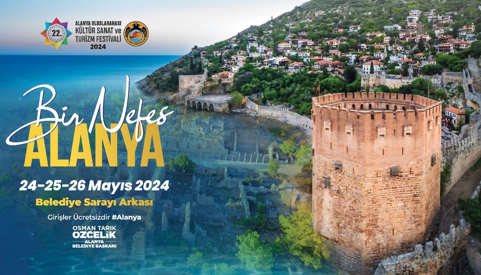 22. Alanya Uluslararası Kültür, Sanat ve Turizm Festivali İçin Geri Sayım Başlıyor