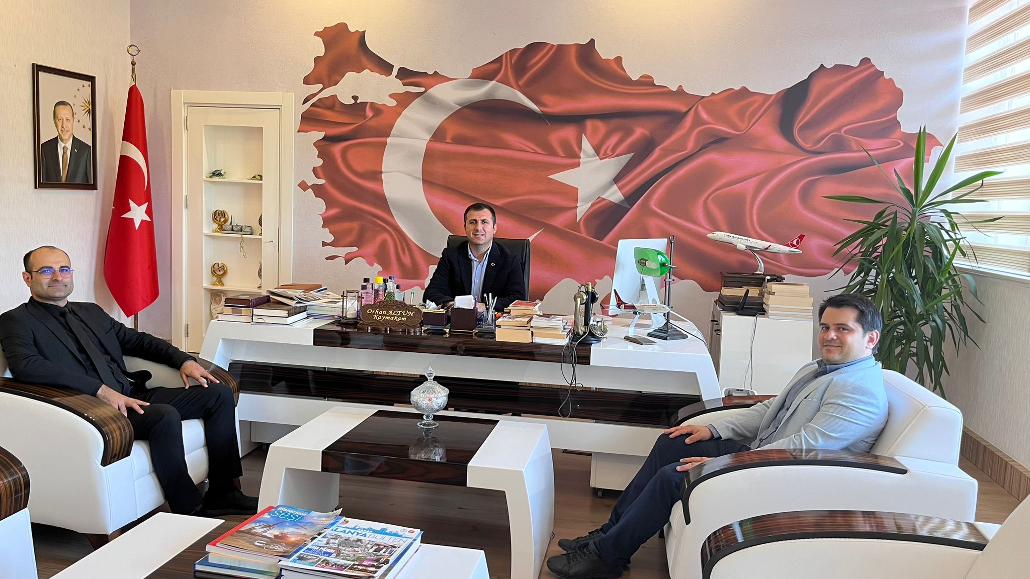 Başmüfettiş  Özuludağ’dan Kaymakam Altun’a Ziyaret