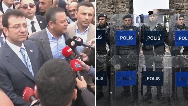 Özel ve İmamoğlu Taksim’e yürüyor