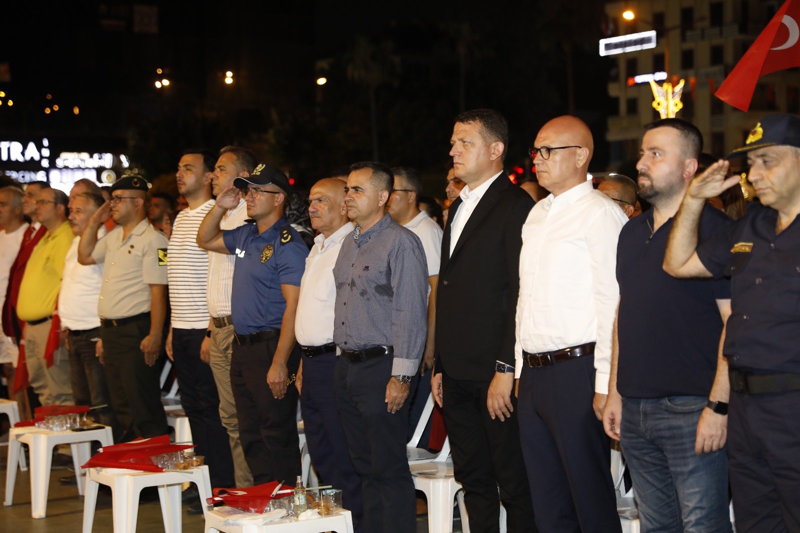 Alanya’da 15 temmuz töreni