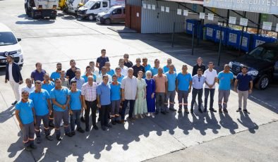 Özçelik mesaiye şantiyede başladı