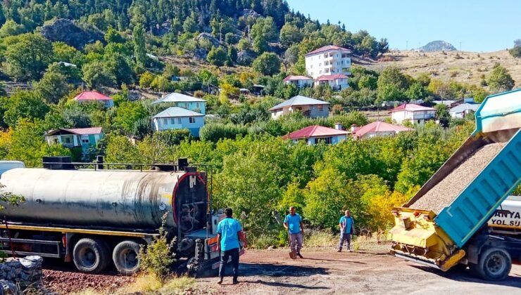 Alanya’da asfalt seferberliği devam ediyor