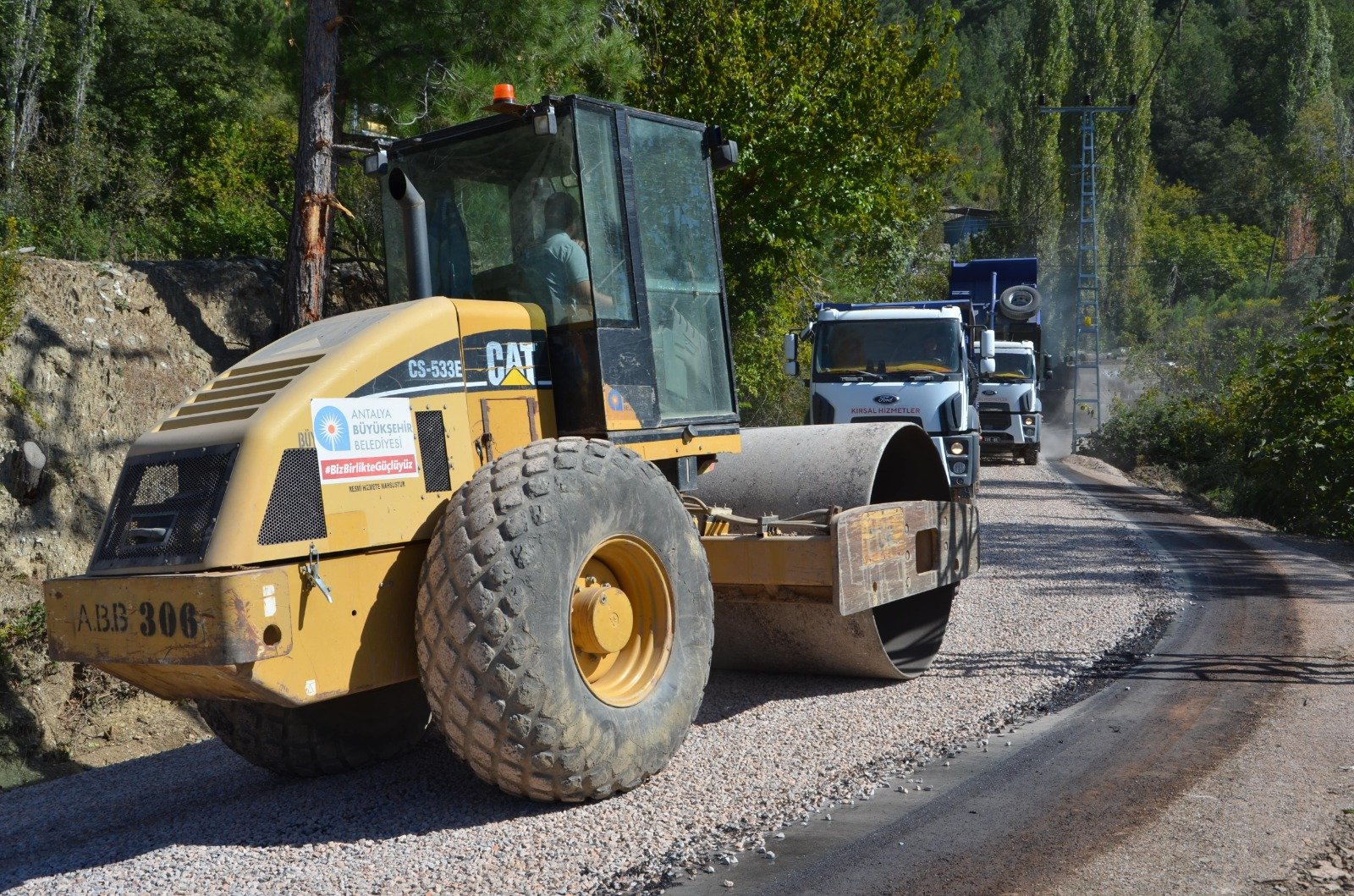 Beldibi ve Fakırcalı yolu asfaltlandı