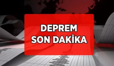 Elazığ’da Korkutan Deprem!