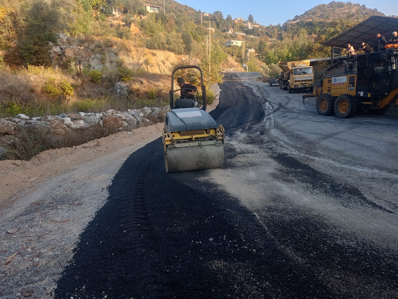 Alanya Kırsal Yolları Kışa Hazırlanıyor