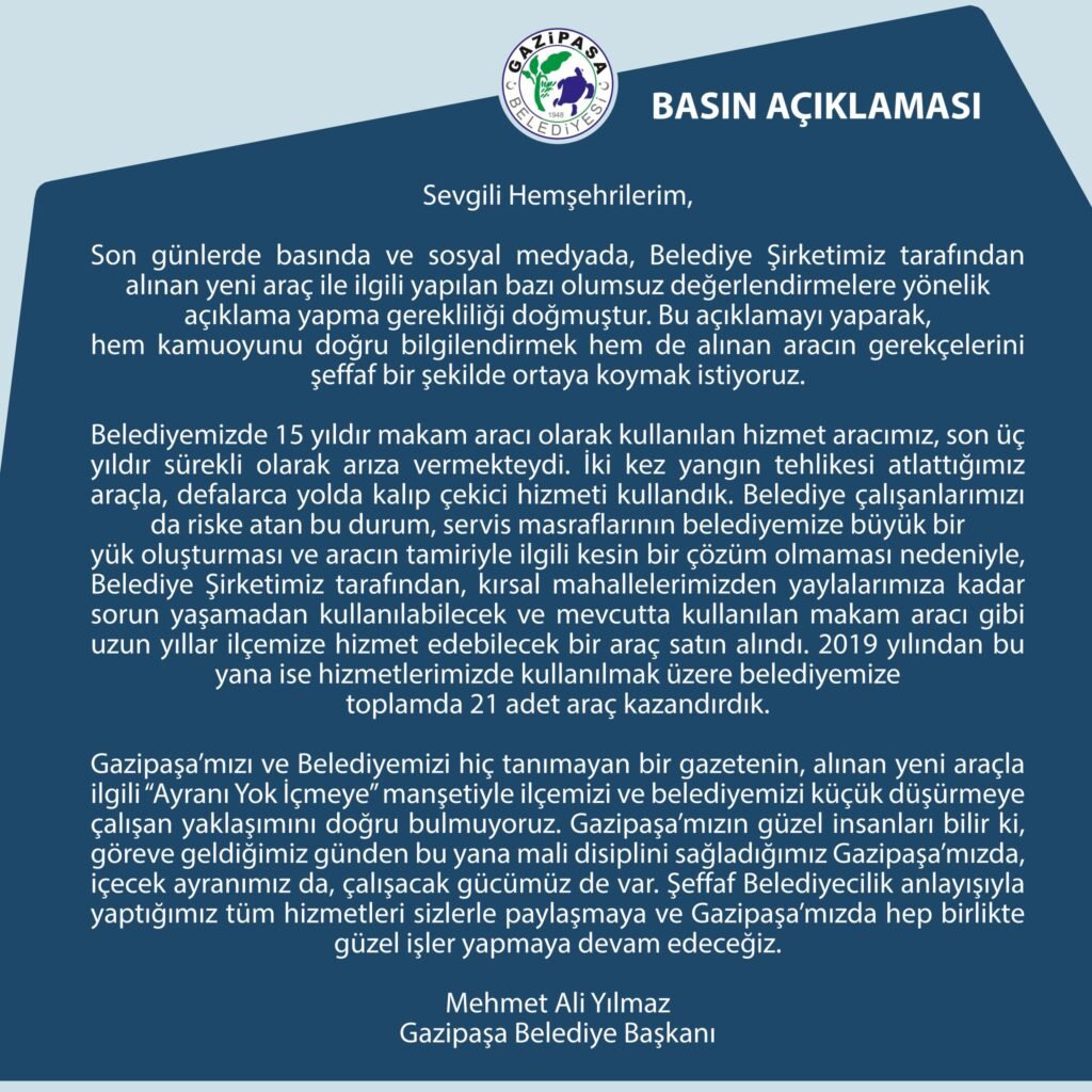 Başkan Yılmaz'dan Asılsız Haberlere Basın Açıklaması - Mega TV 7c8a09c8 2a44 4579 9200 0294fb3f0b84 - Mega TV