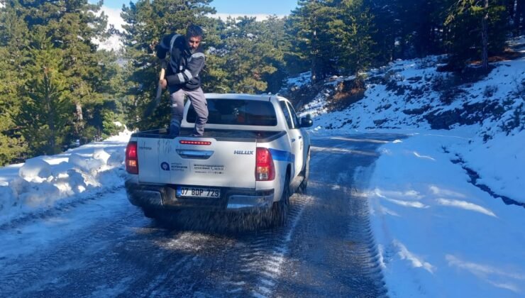 Büyükşehir’den Alanya’da Yol Çalışması