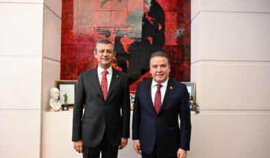 Başkan Böcek’ten CHP lideri Özel’e ziyaret